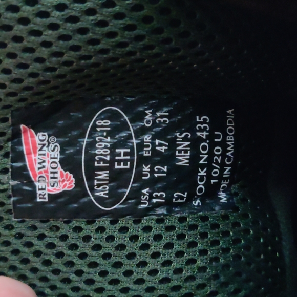 Red Wing shoes, waterproof size 13 - Picture 9 of 12